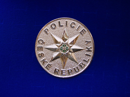 Cínová plaketa Policie České republiky